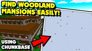 How to Find a WOODLAND MANSION VERY EASILY Using Chunkbase  Minecraft 119 Java amp Bedrock [upl. by Eidnas]