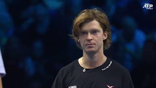 2024 Nitto ATP Finals Andrey Rublev vs Alexander Zverev Highlights [upl. by Sehguh]