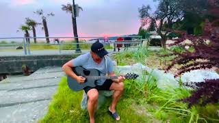 Guitar Sounds  Sunset Vibes  Dundarave Beach Vibes Pacific Coast [upl. by Nahtanoj]