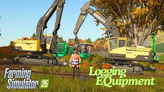 FS25 Logging Machines Review  Farming Simulator 25 [upl. by Chipman]