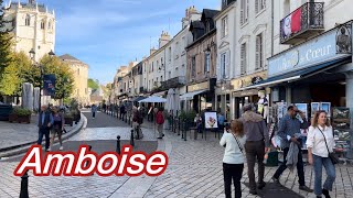 Amboise France 🇫🇷 Walking Tour 4K 60fps Loire Valley Europe October 14 2024 [upl. by Ees770]