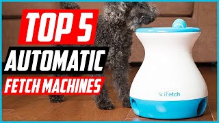 ✅Top 5 Best Automatic Fetch Machines For Dogs Reviews in 2024 [upl. by Oijile43]