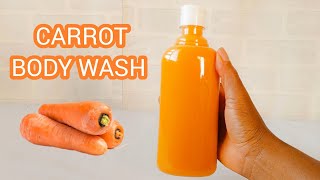 Homemade Carrot Body Wash for Beautiful Skin [upl. by Concha]