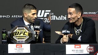 Ilia Topuria vs Max Holloway Press Conference Highlights UFC 308 [upl. by Deelaw]