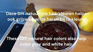 How to dye your hair with which tea  DIY natural hair dye  3x Best color rinses [upl. by Audre]