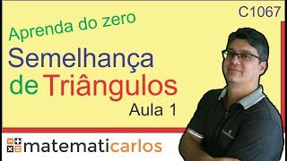 Aula sobre Semelhança de Triângulo  Aprenda do Zero  Aula 1  E10114 [upl. by Teerell394]