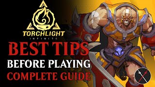 Torchlight Infinite Open Beta Beginner Guide  10 Best Tips and Tricks I Wish I Knew Before Playing [upl. by Puglia]