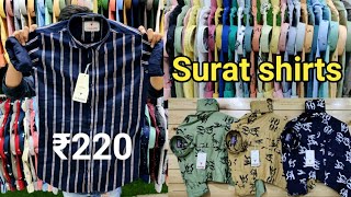 SuRaT Shirts wholesale market  Shirtsjeans  trousers manufacturer  Surat gujrat [upl. by Philemol356]