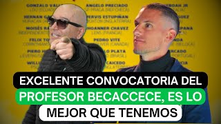 Excelente convocatoria del profesor Becaccece es lo mejor que tenemos [upl. by Yanrahc]