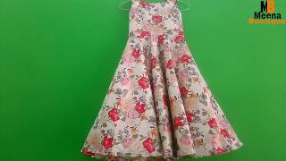 UMBRELLA FROCK CUTTING AND STITCHING IN HINDI  frock designs 2022 [upl. by Gillead337]