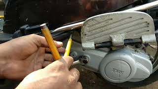 tvs wego air filter cleaning [upl. by Vail]