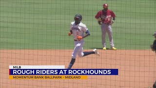 ROCKHOUNDS TAKE HOME THE 41 OVER THE ROUGHRIDERS [upl. by Dorsey]