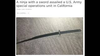 Ninja assailed a US Army incident [upl. by Hirsch401]