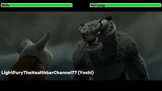 Shifu vs Tai Lung with healthbars [upl. by Boothman]