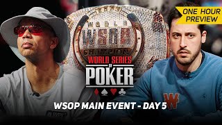 WSOP Main Event Day 5 with Phil Ivey amp Adrian Mateos PREVIEW [upl. by Schonthal48]