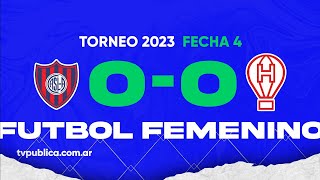 San Lorenzo vs Huracán Fecha 04 del Campeonato Femenino YPF Torneo 2023 [upl. by Ghiselin]