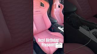 New Corbeau Seats makes the best birthday gift corbeau gtrr35 skyline gtrseat [upl. by Ailemor]