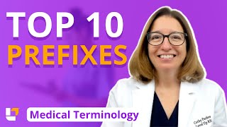 Top Ten Prefixes  Medical Terminology  LevelUpRN [upl. by Shishko]