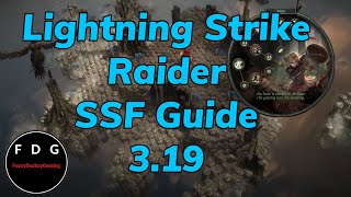 Outdated SSF guide for Lightning Strike Raider  Path of Exile 319 Lake of Kalandra [upl. by Athelstan]