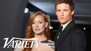 Jessica Chastain and Eddie Redmayne Talk The Good Nurse and Show CPR While Singing quotStayin Alivequot [upl. by Cornall907]