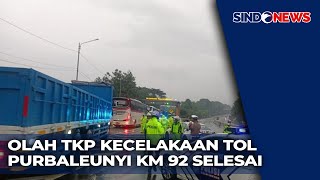 FULL Olah TKP Selesai Jalur Tol Lokasi Kecelakaan Beruntun Dibuka Lagi  Sindo Siang 1211 [upl. by Onilecram]