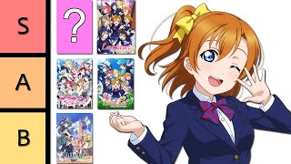 Ranking Every Love Live Anime [upl. by Coates]