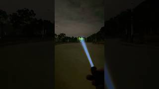 White Laser Beam Flashlight  Lumintop Thor Mini Flashlight shorts [upl. by Atinnek]