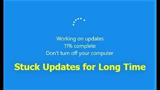 How to Fix Windows 10 Update Stuck on Working on Updates [upl. by Mihcaoj235]