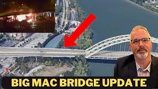 A Whopper Job for the Big Mac Bridge  How Does Fire Damage Steel [upl. by Grunenwald]