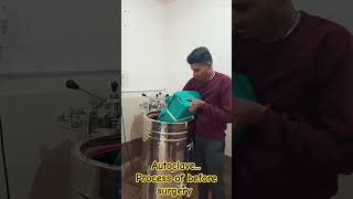 Autoclave Process going before surgeryhospital [upl. by Ahseyk]