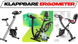 Beste klappbare Heimtrainer TestVergleich 2024 TOP 3 🥇 Kompakte Ergometer Testsieger im Vergleich [upl. by Ylatan]