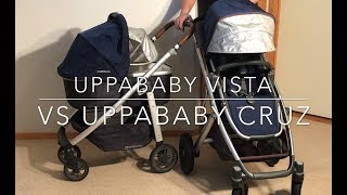 Uppababy Vista vs Uppababy Cruz Mechanics Comfort Use [upl. by Evod]