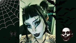 Goth Beauty Goth Makeup Tutorial 🖤 [upl. by Reichel]