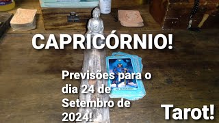 CAPRICÓRNIO previsões para o signo no dia 24 de Setembro 2024 no Tarotsignodecapricornio [upl. by Yve]