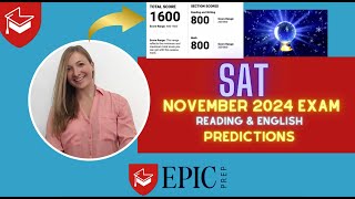 November 2024 SAT Predictions  Reading and English Expert Insights to Boost Your Score [upl. by Seraphine]