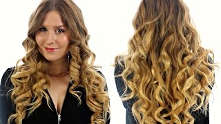 Locken Tutorial mit einem Lockenstab  Carina [upl. by Aytac]