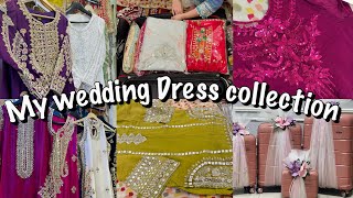 My Wedding Dress Collection Part 1 😍  Meray Jahez k Kapray 👗🩷 Wedding Dress Designs 🌸 [upl. by Rosalind]