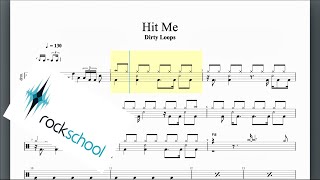 Hit Me Rockschool Grade 8 Drums [upl. by Inaffit585]