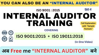 ISO 9001 2015 Internal Auditor Training I ISO Auditor Training [upl. by Arammahs]