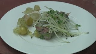 RECETTE du tartare de chinchard façon quotLe comptoir du Théâtrequot [upl. by Ossie]