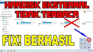 Cara Memperbaiki Hardisk Eksternal Tidak Terbaca  Semua Windows  Firdus Komputer [upl. by Elata]