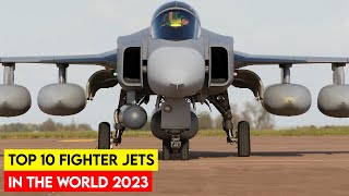 Top 10 Best Fighter Jets in the World 2024 [upl. by Yentuoc]