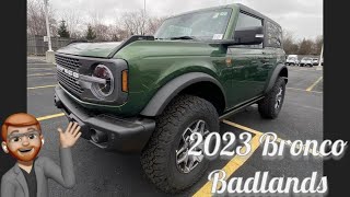 2023 Bronco 2 Door  Badlands  Deep Dive [upl. by Ennayr]