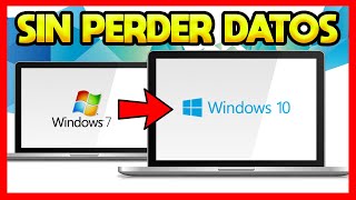 ✅COMO ACTUALIZAR DE WINDOWS 7 A WINDOWS 10 SIN PERDER DATOS [upl. by Smoht]