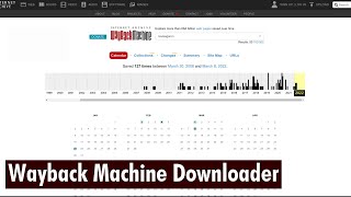 Wayback Machine Downloader [upl. by Ikik]