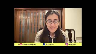 CSS PMS Online SEMINAR with Miss Amna Baig PSP [upl. by Eddana]