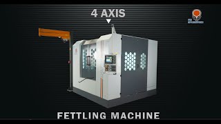 4 axis fettling machine fettlingautomation foundry foundrymachinery machine [upl. by Marsh]