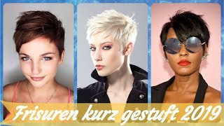 Die besten 20 🍓 Ideen zu gestufte kurzhaarfrisuren damen 2019 [upl. by Hudgens]