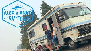 RV TOUR  Couple Is Loving The RV Life In This Cool Vintage RV [upl. by Neelasor565]