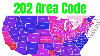 Where is 202 Area Code Location Time Zone Zip Code [upl. by Eiten]